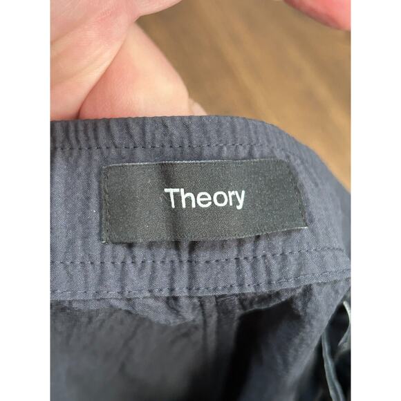 NWT Theory Curtis Basalt Kelso Men's Blue Elastic Waist Pockets Shorts Size XL - Picture 3 of 8